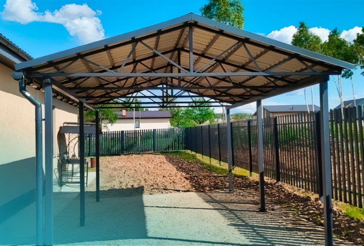 Навесы из профлиста Навесы из профлиста